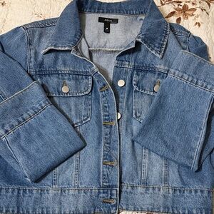Aqua Light Blue Denim Jacket